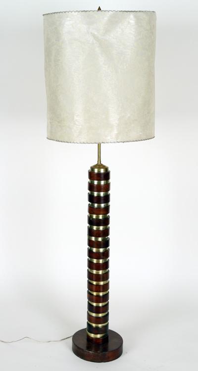 MID CENTURY MODERN ITALIAN TWO LIGHT FLOOR LAMP (1 of 4)