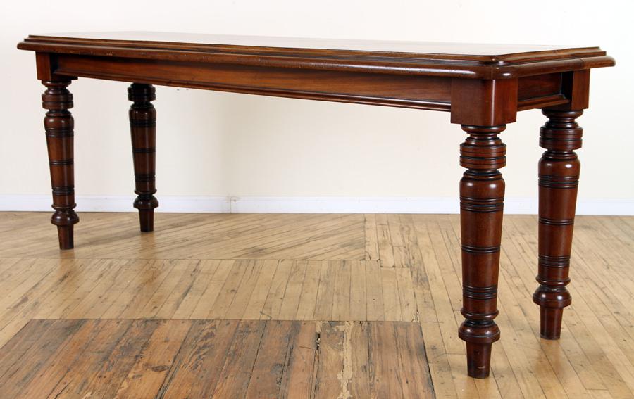 19TH CENT. WILLIAM IV MAHOGANY CONSOLE TABLE (1 of 5)