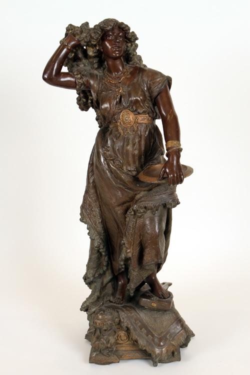 HENRY WEISSE BRONZE WHITE METAL SCULPTURE SIGNED (1 of 8)
