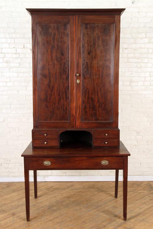 MAHOGANY BUTLERS DESK CIRCA 1880 (1 of 6)