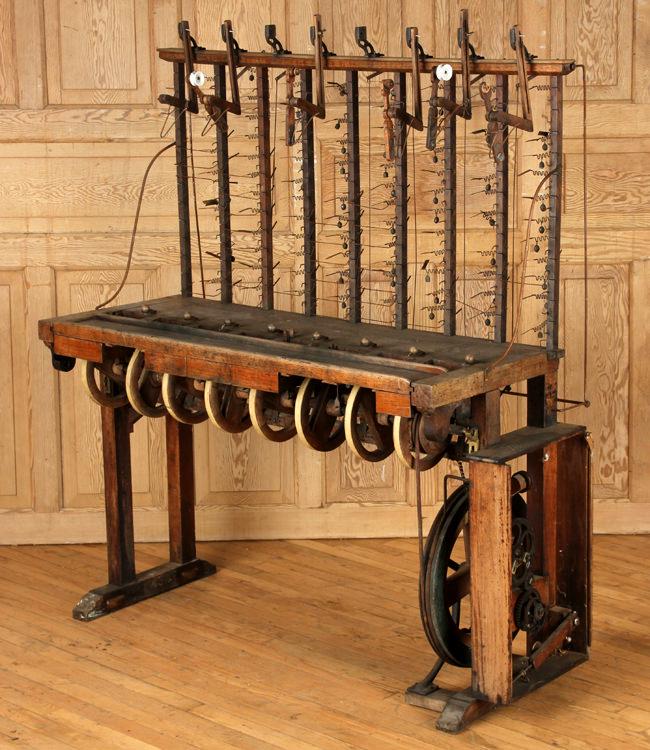 INTERESTING 19TH CENTURY WOOD AND IRON MACHINE (1 of 8)