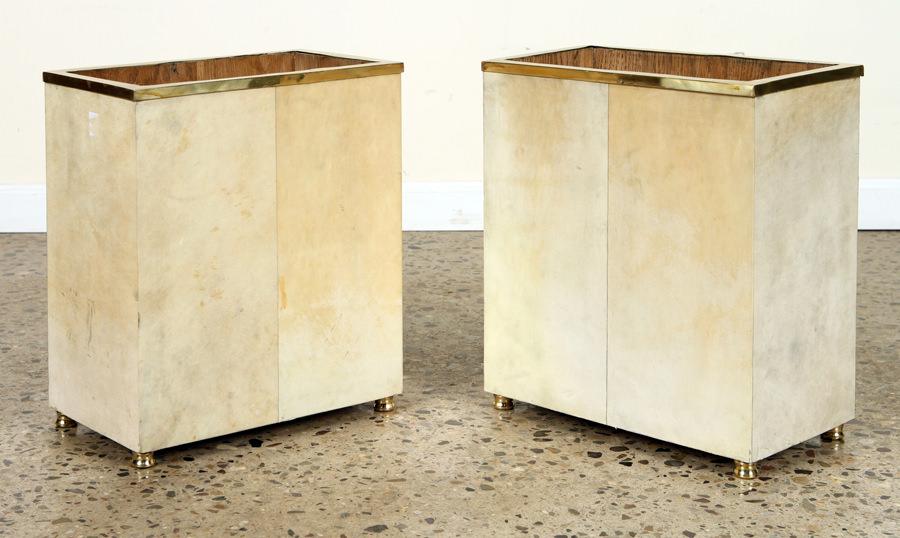 PAIR WASTE BASKETS MANNER OF JEAN-MICHEL FRANK (1 of 5)