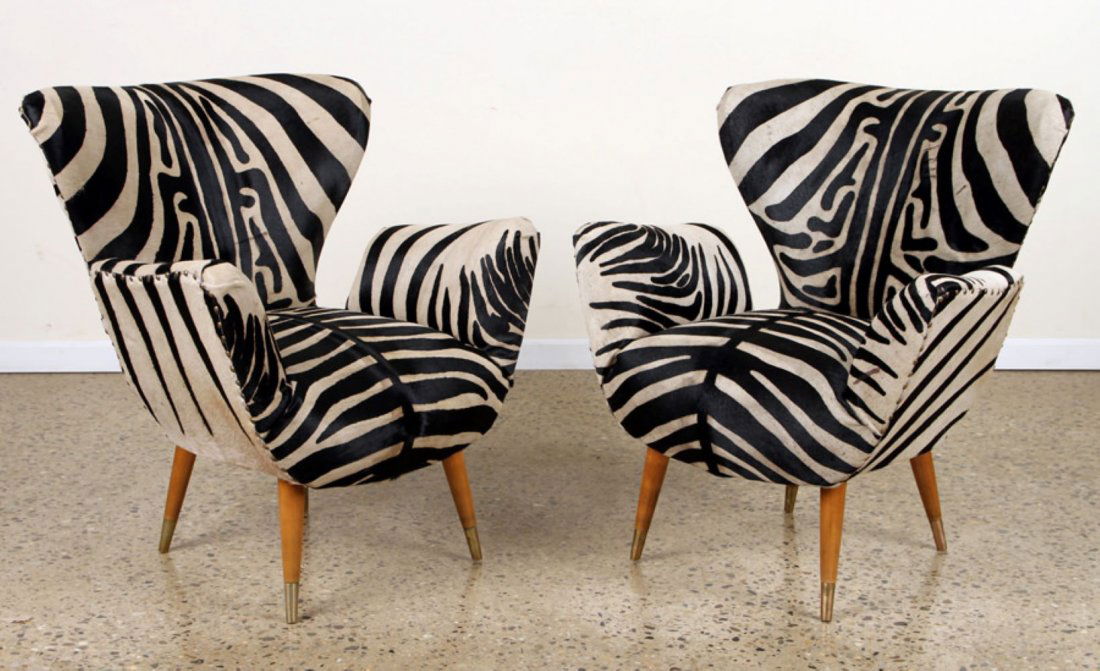 PAIR CLUB CHAIRS MANNER OF PAOLO BUFFA C.1950 (1 of 6)