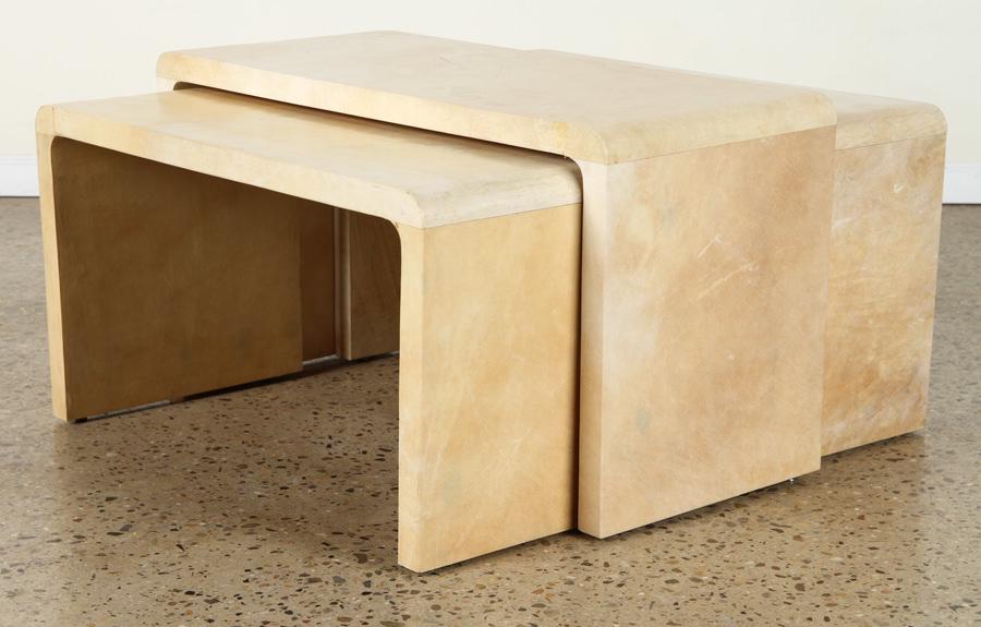 SET 3 NESTING TABLES MANNER JEAN-MICHEL FRANK (1 of 5)