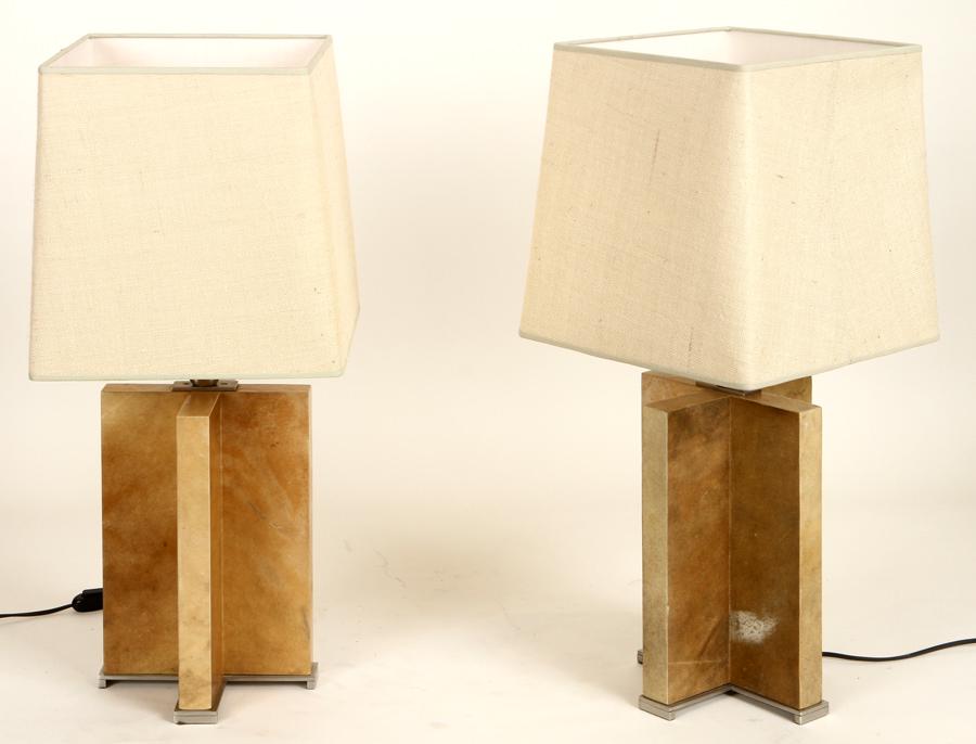 PAIR TABLE LAMPS MANNER OF JEAN-MICHEL FRANK (1 of 5)
