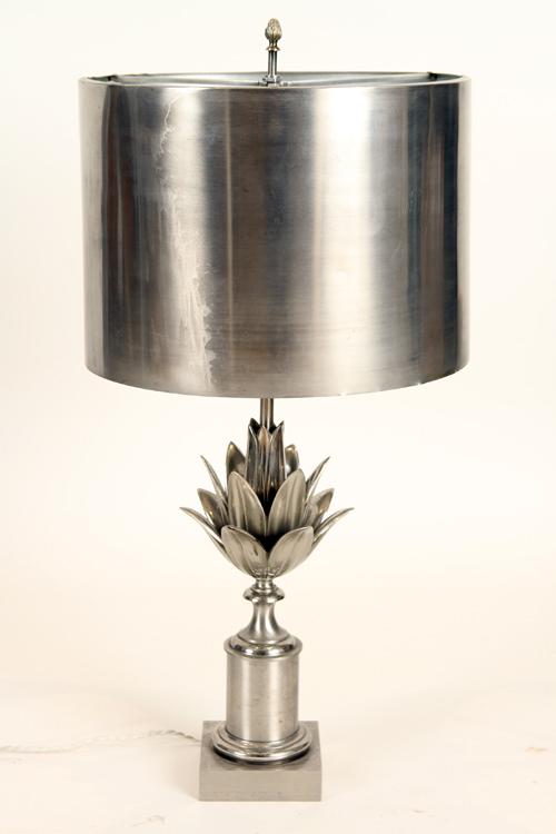 CHARLES TABLE LAMP ARTICHOKE FORM SIGNED C.1960 (1 of 4)