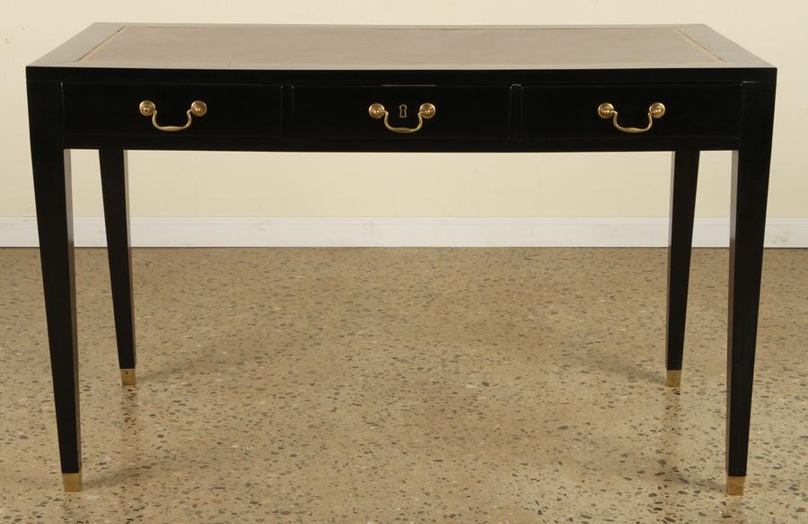 For Auction 3 Drawer Leather Top Writing Desk 1940 155 On Feb