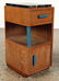 PAIR FRENCH ART DECO MARBLE TOP OAK END TABLES - 2