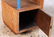 PAIR FRENCH ART DECO MARBLE TOP OAK END TABLES - 7