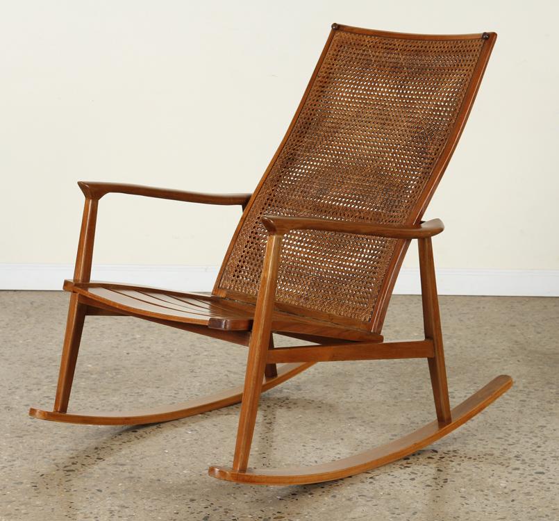 MID CENTURY MODERN ROCKING CHAIR C.1960 (1 of 6)