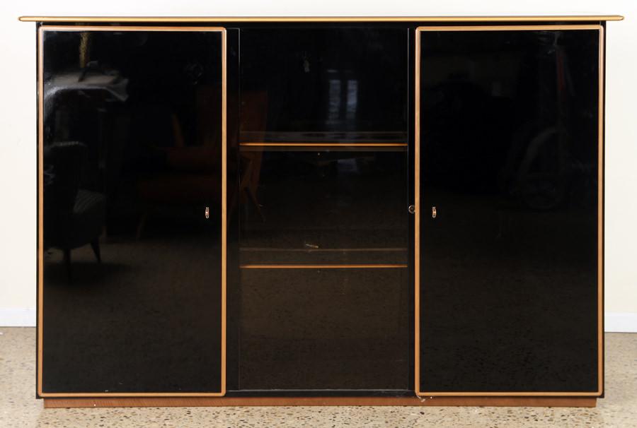EBONIZED THREE DOOR CABINET BY TOBIA SCARPA (1 of 5)