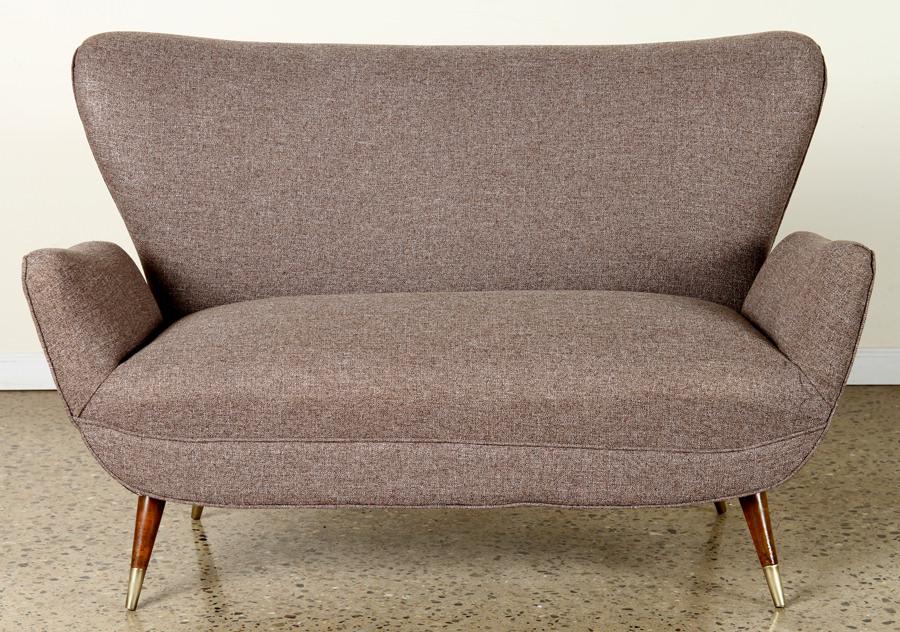 BUTTERFLY FORM SETTEE MANNER PAOLO BUFFA C.1950 (1 of 5)