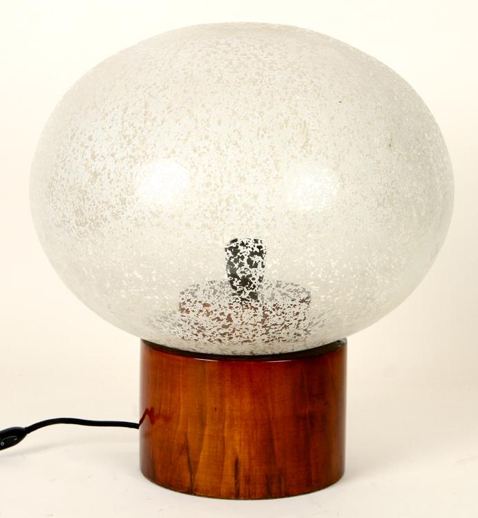 ITALIAN MID CENTURY MODERN ART GLASS TABLE LAMP (1 of 4)