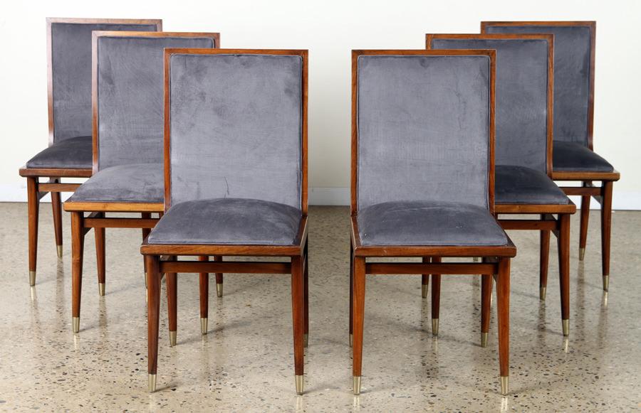 SET 6 ITALIAN DINING CHAIRS MANNER GIO PONTI 1950 (1 of 6)