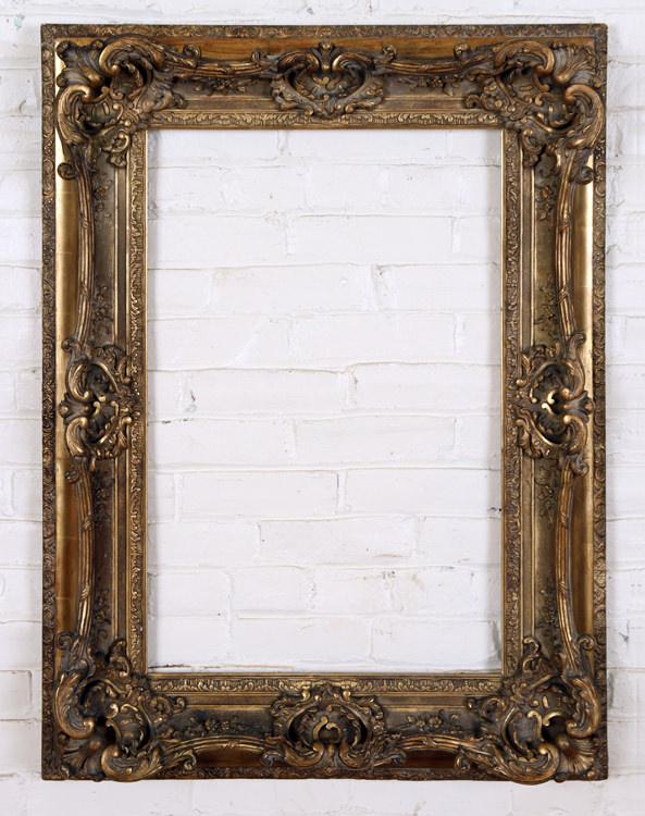 19TH C. GILT WOOD AND GESSO FRAME BAROQUE STYLE (1 of 6)