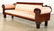 AMERICAN EMPIRE CROTCH MAHOGANY SOFA C. 1840 - 2