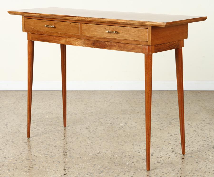 MID CENTURY MODERN CONSOLE TABLE TWO DRAWERS (1 of 5)
