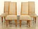 SET 4 UPHOLSTERED DINING CHAIRS BY ROBERT PAVEAU