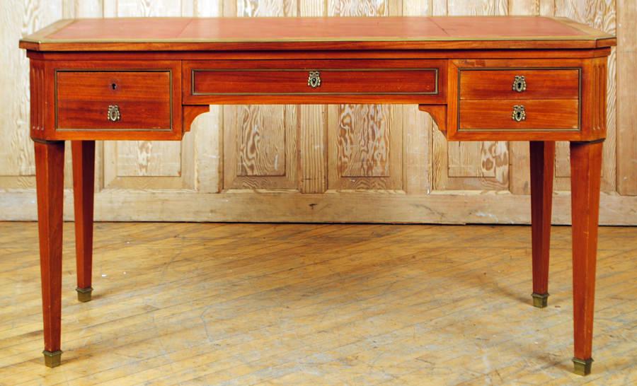MAHOGANY FRENCH DIRECTOIRE STYLE WRITING DESK (1 of 6)