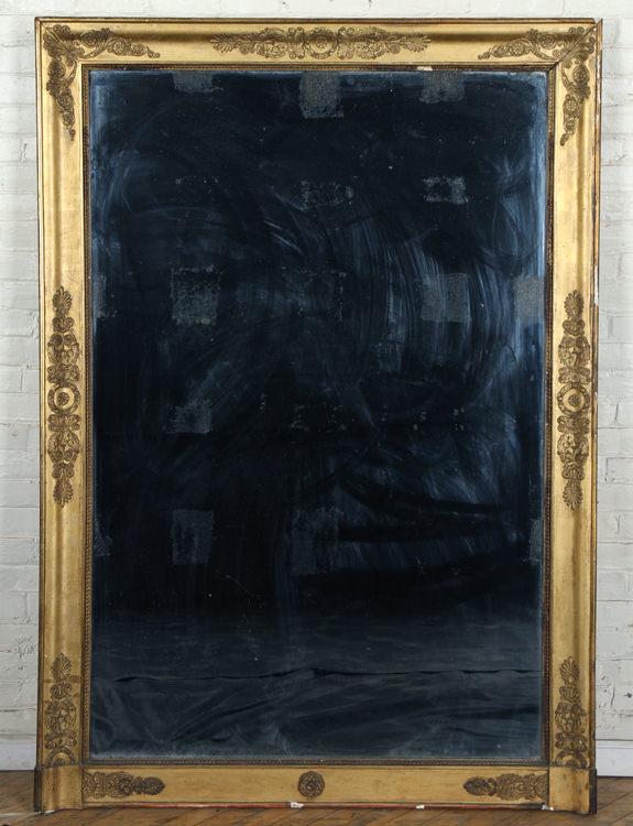 19TH C FRENCH NEOCLASSICAL STYLE GILT PIER MIRROR (1 of 5)
