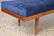MID CENTURY MODERN UPHOLSTERED MAHOGANY BENCH - 4