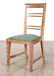 SET 8 FRENCH CERUSED OAK DINING CHAIRS CIRCA 1940 - 2