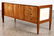 PARCHMENT COVERED SIDEBOARD FLOATING CABINET - 2