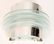 PAIR CHRHOME GLASS ART DECO STYLE WALL SCONCES - 3