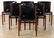 SET 6 DANISH STYLE ROSEWOOD DINING CHAIRS C.1950