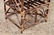 PAIR BAMBOO GARDEN CHAIRS ARCHED BACKS C. 1950 - 6