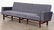 MID CENTURY MODERN ITALIAN SATINWOOD SOFA BED