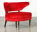 PAIR OVERSIZED UPHOLSTERED LOUNGE CHAIRS - 2