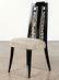 6 ITALIAN DINING CHAIRS GILT PAINTED CARVED BACKS - 2