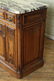 19TH C. FRENCH MARBLE TOP CARVED OAK SIDEBOARD - 2