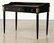 EBONIZED 3 DRAWER LEATHER TOP WRITING DESK C 1940