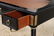 EBONIZED 3 DRAWER LEATHER TOP WRITING DESK C 1940 - 5