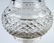PAIR LARGE CUT CRYSTAL VASES DIAMOND PATTERN 1900 - 5
