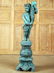 LARGE BRONZE GARDEN STATUE OF A CHERUB