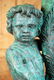 LARGE BRONZE GARDEN STATUE OF A CHERUB - 5