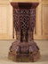 GOTHIC STYLE CAST IRON HEXAGONAL GARDEN PEDESTAL