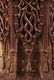 GOTHIC STYLE CAST IRON HEXAGONAL GARDEN PEDESTAL - 6
