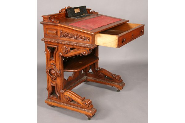 ANTIQUE AMERICAN HOUSE OF REPRESENTATIVES DESK - 8