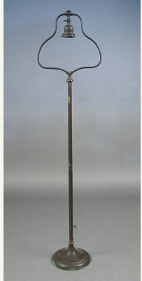 BRONZE FIN. HANDEL LAMP BASE WITHOUT SHADE S