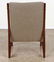 PR MAHOGANY OPEN ARM LOUNGE CHAIRS ANGULAR FRAMES - 6