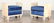 PAIR PARCHMENT BENCHES MANNER JEAN MICHEL FRANK