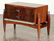 PAIR ITALIAN MAHOGANY MARBLE NIGHT STANDS C.1960 - 3