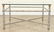 FAUX BAMBOO BRASS IRON COFFEE TABLE JANSEN - 2