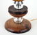 PAIR WOOD AND BRASS ADJUSTABLE TABLE LAMPS - 5