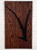 MID CENTURY OAK PLAQUE DEPICTING BIRD C. 1960