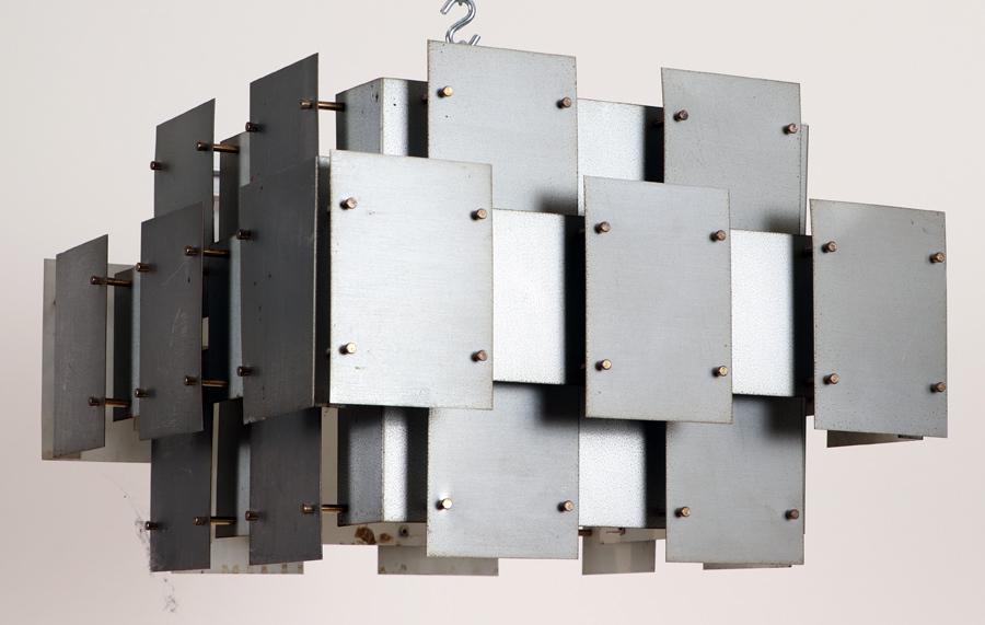 ROBERT SONNEMAN "CITYSCAPE" CHANDELIER C. 1970 (1 of 4)